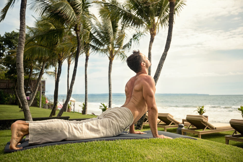Image result for cobra position mens yoga