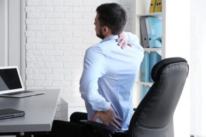 Back Neck Pain Male Computer scaled 1 300x200 - 4 items that will make working from home easier on your neck and back